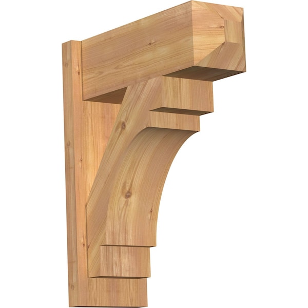 Ekena Millwork Merced Smooth Craftsman Outlooker, Western Red Cedar, 7 1/2"W x 20"D x 24"H OUT08X20X24MRC04SWR - main